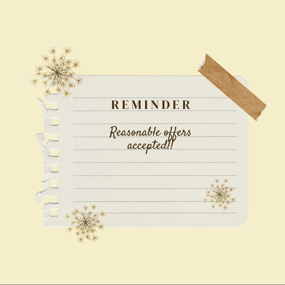 Reasonsable Offers Accepted!!